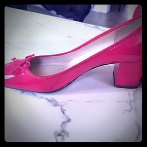 J Crew gorgeous red patent leather classic shoe